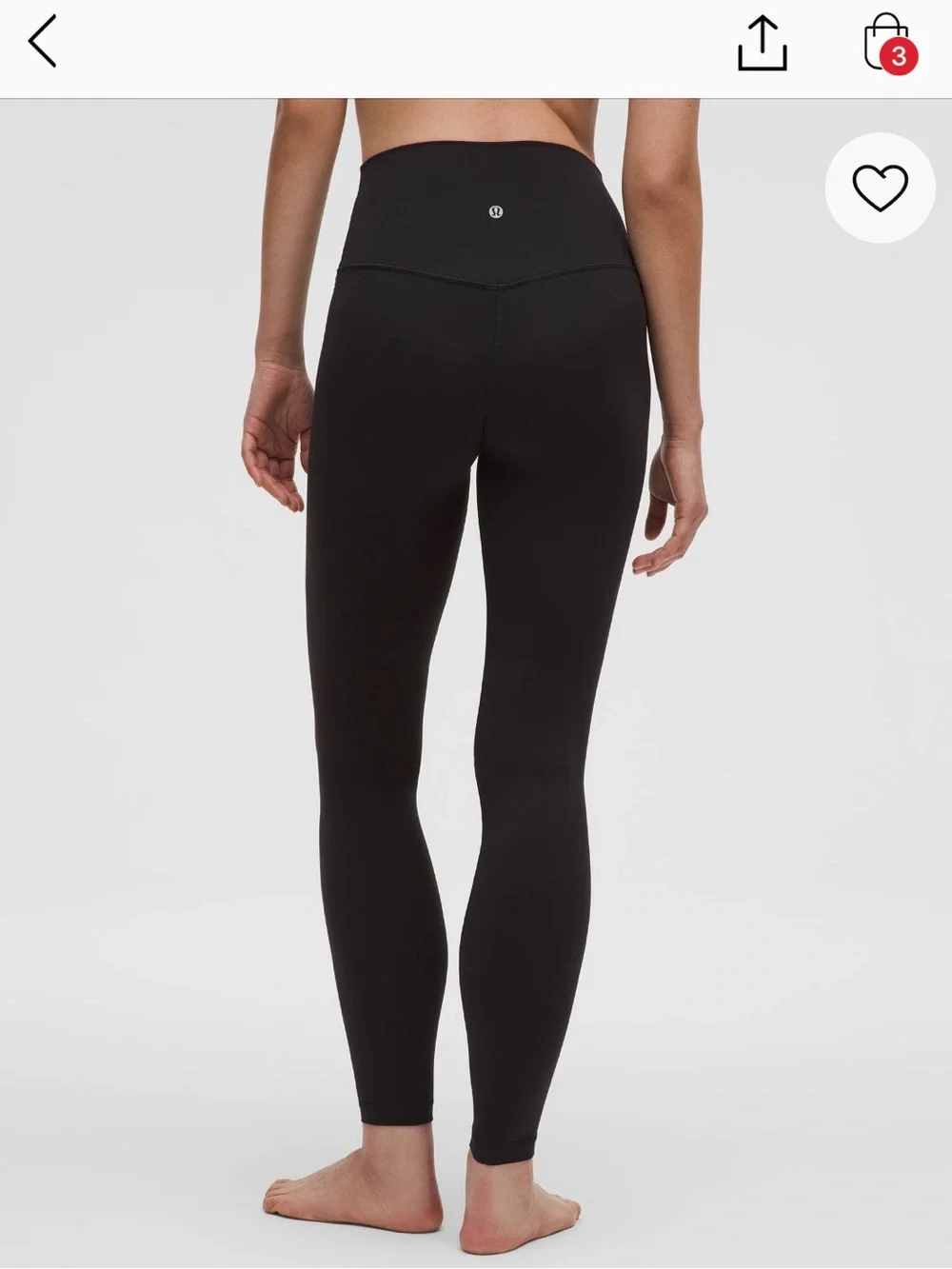 lululemon athletica Align High-Rise Leggings - Black - Size 6 - 25”